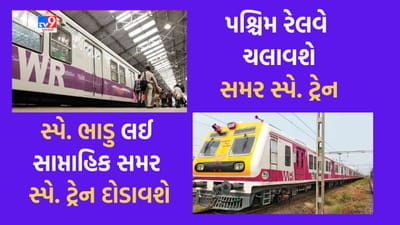 Railway News : પશ્ચિમ રેલવે ચલાવશે ગાંધીધામ અને અમૃતસર વચ્ચે સાપ્તાહિક સમર સ્પેશ્યિલ ટ્રેન