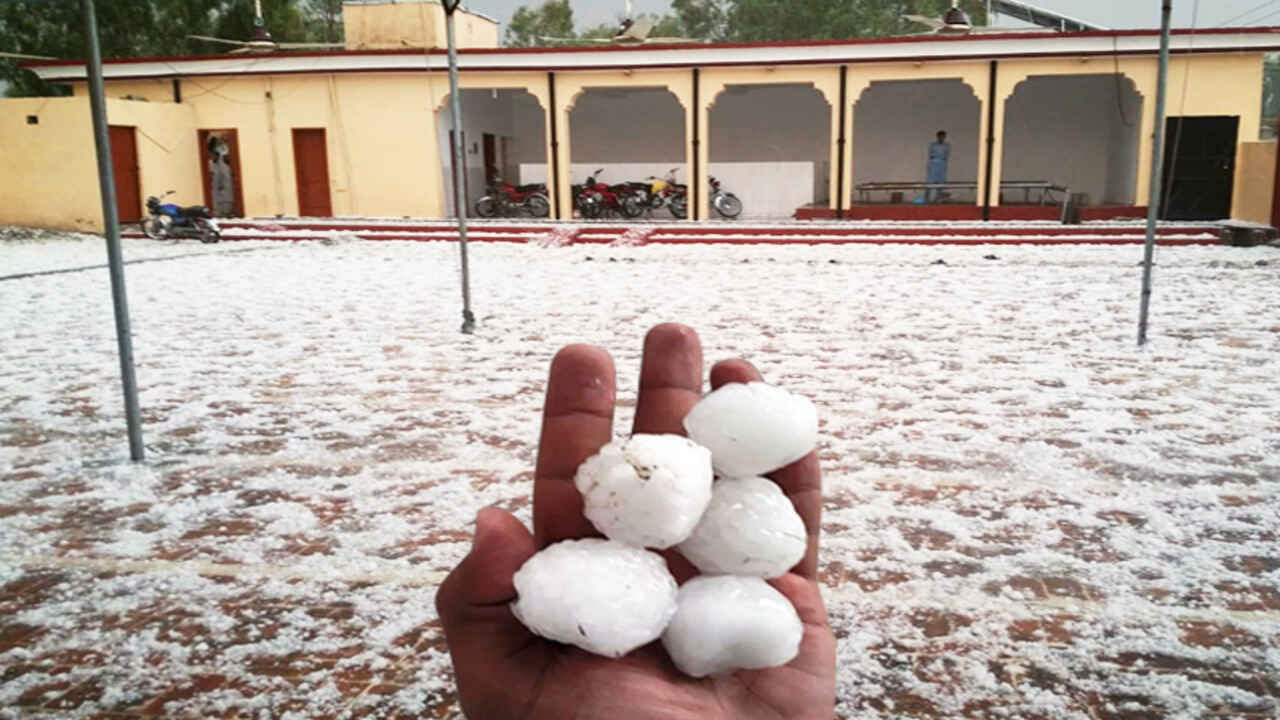 Hailstorm: ધન વરસાદનું સ્વરૂપ એ કરા છે, બરફના કરા અલગ અલગ પ્રકારના હોય છે, જેમાં ક્યારે ગોળ તો ક્યારેક અલગ પ્રકારના હોય છે.