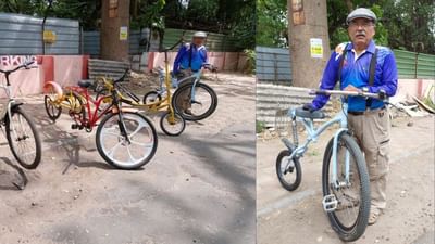 વડોદરા શહેરના 74 વર્ષીય સુધીર ભાવે નિવૃત્ત મિકેનિકલ એન્જિનિયર છે. નાનપણથી જ સાયકલ ચલાવવાના તેમના જુસ્સાને કારણે તેમણે ૮ જેટલી લંબગોળ સાયકલ જાતે જ બનાવી છે. આ ઉંમરે પણ તે દરરોજ ઓછામાં ઓછું 10 કિમી ચાલે છે અને સાયકલ ચલાવે છે. ઉપરાંત જે લોકોને સાયકલની જરૂર હોય તેઓને સવારી માટે મફત સાયકલ આપે છે. તેમની દરેક સાયકલનાં ચક્રો સંપૂર્ણપણે કસરત માટે હોય છે. તેમનો આ નવો આઈડિયા અને નવી ડિઝાઇન દરેકને પોતાની તરફ આકર્ષિત કરે છે.