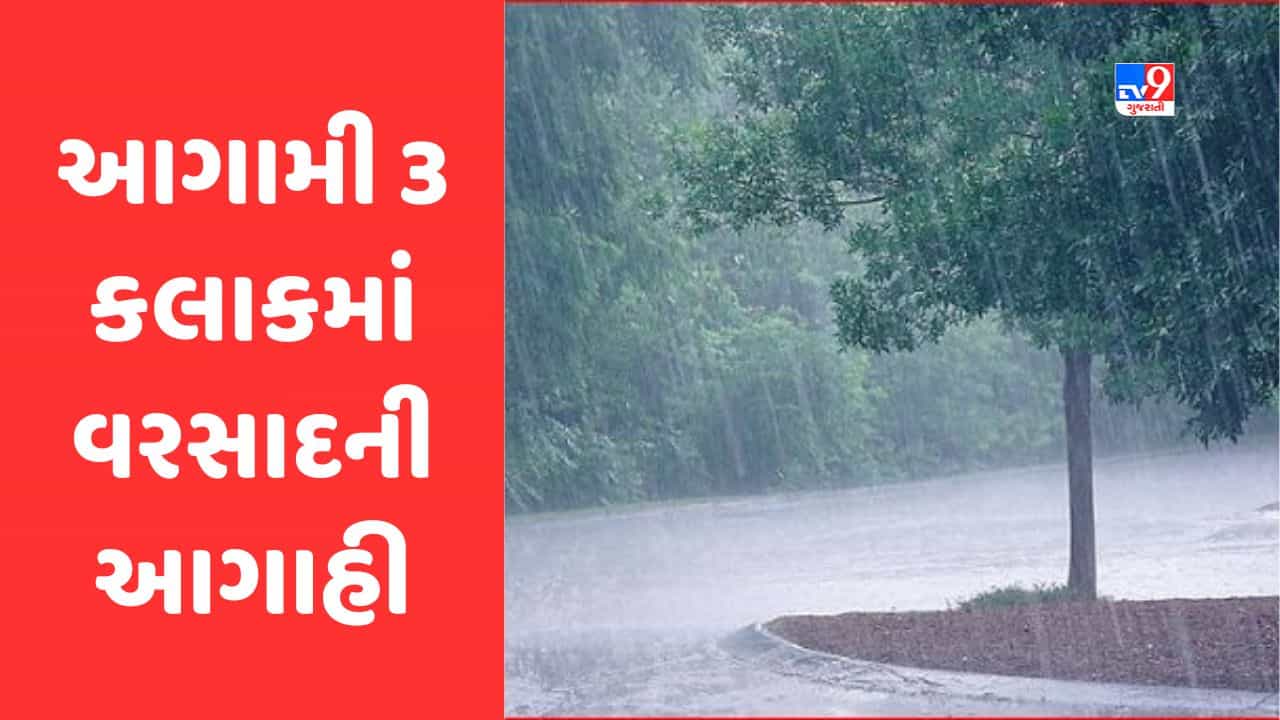 Rain Breaking : અમદાવાદ શહેરના વાતાવરણમાં પલટો, રાજ્યમાં આગામી 3 કલાકમાં વરસાદની આગાહી, જુઓ Video