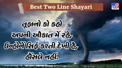 Best Two Line Shayari: કૌન હૈ જિસે કમી નહીં હૈ, આસમાન કે પાસ ભી જમીન નહીં હૈ..... વાંચો એક થી એક જબરદસ્ત શાયરી