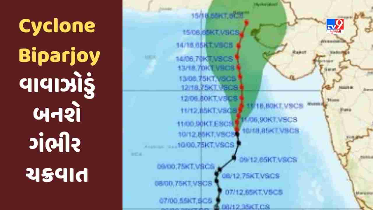 Cyclone Biparjoy:વાવાઝોડું બનશે ગંભીર ચક્રવાત, સૌરાષ્ટ્ર-કચ્છના દરિયાકાંઠે પહોંચે તેવી શક્યતા