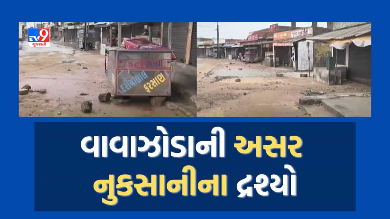 Cyclone Biporjoy : દેવભૂમિ દ્વારકા વાવાઝોડાની અસરને કારણે અનેક વિસ્તારોમાં નુકસાનીના દ્રશ્યો સામે આવ્યા, જુઓ Video