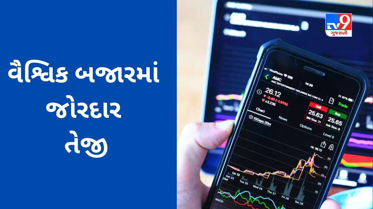 Global Market : વૈશ્વિક બજારમાં જોરદાર તેજી, ભારતીય શેરબજાર સારી સ્થિતિમાં ખુલી શકે છે