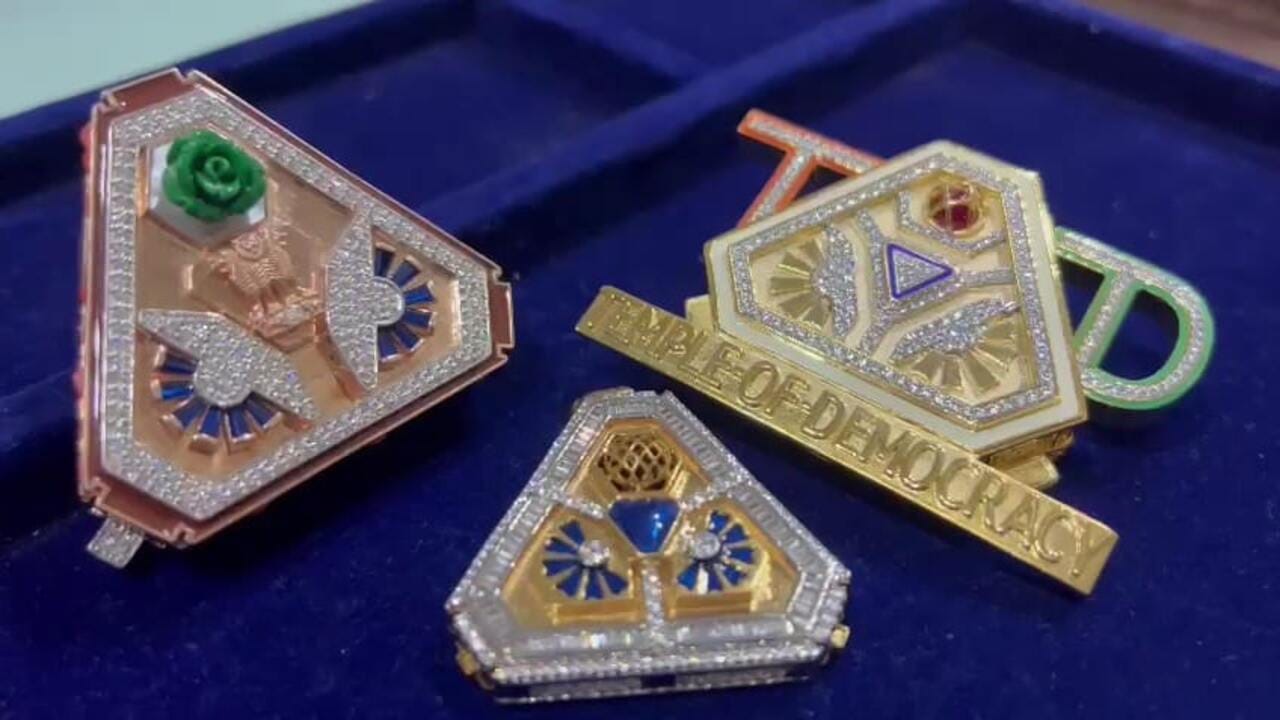 વિશ્વનું સૌથી મોટું લોકતંત્ર ભારતમાં છે અને જ્યારે લોકતંત્રના મંદિર તૈયાર થાય ત્યારે તેને એક જ્વેલરીના માધ્યમથી લોકો સમક્ષ મૂકવામાં આવે. ટેમ્પલ ઓફ ડેમોક્રેસી ના તમામ જ્વેલરીમાં અનેક પ્રકારના હીરાઓ છે પરંતુ ટ્રાયંગલર કલર નો ઉપયોગ વધારે કરવામાં આવ્યું છે.