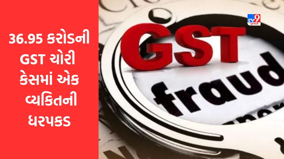 Ahmedabad: 36.95 કરોડની GST ચોરી કેસમાં એક વ્યકિતની ધરપકડ, 13 જૂન સુધી ન્યાયિક કસ્ટડીમાં