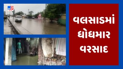 Gujarati Video: ચોમાસાના આરંભે જ વલસાડ જિલ્લામાં જળબંબાકાર, અનેક વિસ્તાર થયા જળમગ્ન