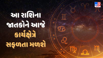 Horoscope Today Video : આ ત્રણ રાશિના જાતકોને આજે કાર્યક્ષેત્રે સફળતા મળશે, જાણો કઈ કઈ રાશિ છે, જુઓ Video