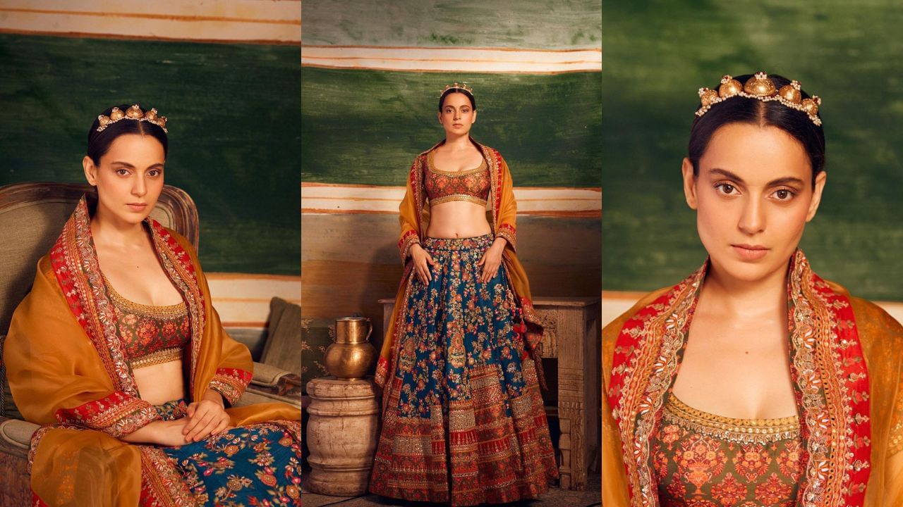 Kangana Ranaut Photos : મહારાણી જેવી તૈયાર થઈ કંગના રનૌત, ફેન્સે કહ્યું – હિમાચલની રાણી
