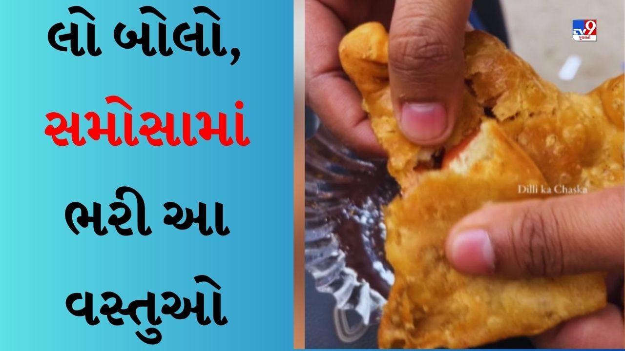 Weird Food Viral Video : 'કુછ તો શર્મ કરો', આ વસ્તુથી બનાવ્યા સમોસા, વીડિયો જોઈને લોકો થયા લાલઘુમ