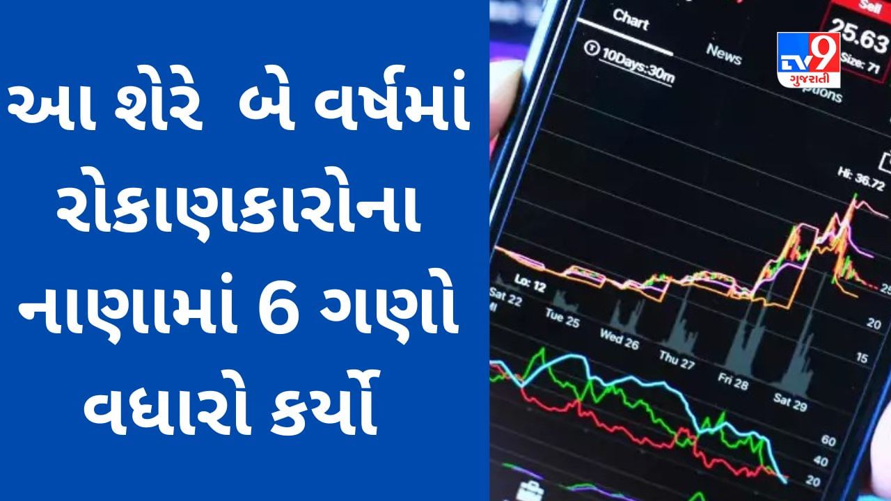 Multibagger Stock : આ શેરે બે વર્ષમાં રોકાણકારોના નાણામાં 6 ગણો વધારો ...