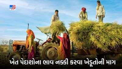 Surendranagar: ખેત પેદાશોના ભાવ નક્કી કરવા ખેડૂતોની માગ, પોષણક્ષમ ભાવ મળવા મુદ્દે ખેડૂતોએ શું કહ્યું, જુઓ Video Surendranagar: ખેત પેદાશોના ભાવ નક્કી કરવા ખેડૂતોની માગ, પોષણક્ષમ ભાવ મળવા મુદ્દે ખેડૂતોએ શું કહ્યું, જુઓ Video