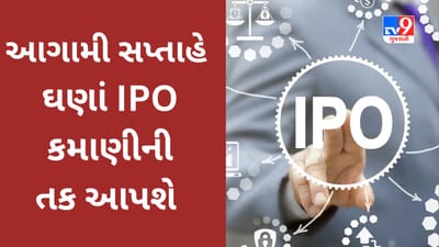 Upcoming IPO : આગામી સપ્તાહે શેરબજારમાં ઘણી કંપનીઓ IPO લાવી રહી છે, રોકાણની સારી તક પસંદ કરવા વાંચો અહેવાલ વિગતવાર