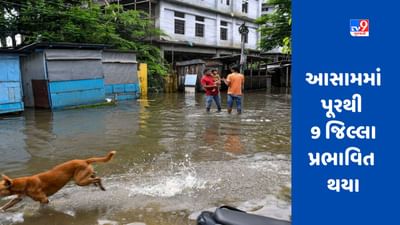 Assam Flood:  આસામમાં પૂરે તબાહી મચાવી, 9 જિલ્લામાં 4 લાખથી વધુ લોકો પ્રભાવિત, 3ના મોત