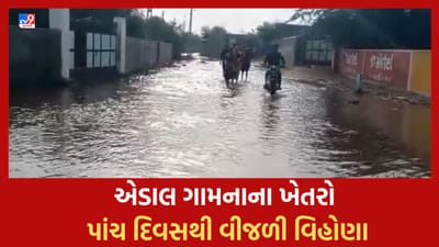 Gujarati Video : બનાસકાંઠાના એડાલ ગામના ખેડૂતોની કફોડી સ્થિતિ, 17 જૂને પડેલા વરસાદ બાદ ખેતરોમાં નથી વીજળી