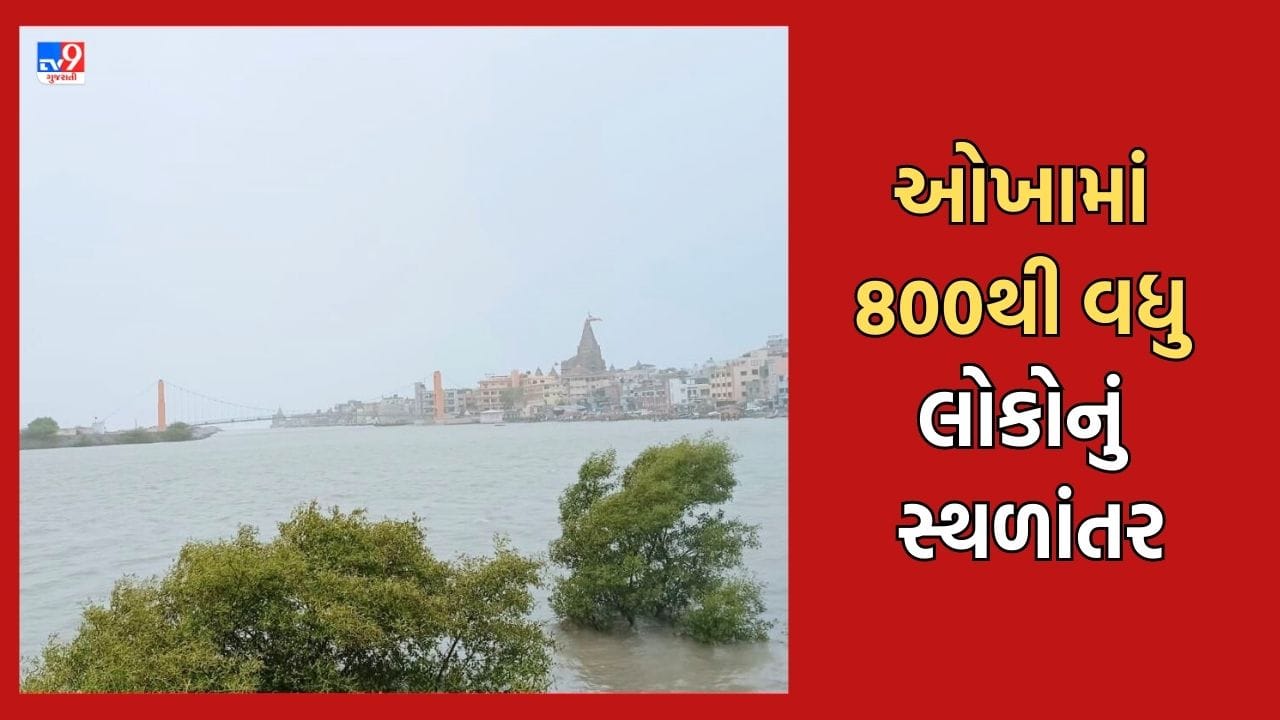 Cyclone Biparjoy : ઓખામાં વાવાઝોડાને લઈને તંત્ર થયુ એલર્ટ, નીચાણવાળા વિસ્તારમાં રહેતા લોકોનું કરાયુ સ્થળાંતર, જુઓ Video Cyclone Biparjoy : ઓખામાં વાવાઝોડાને લઈને તંત્ર થયુ એલર્ટ, નીચાણવાળા વિસ્તારમાં રહેતા લોકોનું કરાયુ સ્થળાંતર, જુઓ Video