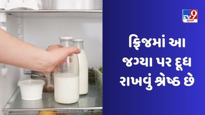 ફ્રિજની કઈ જગ્યા દૂધ રાખવા માટે શ્રેષ્ઠ છે? મોટાભાગના લોકો જાણતા નથી તમે જાણી લો