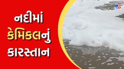Rajkot : ઉપલેટાની નદીમાં કેમિકલ માફિયા કેમિકલ ઠાલવી ગયા હોવાની શંકા, લોકોમાં રોષ, જુઓ Video