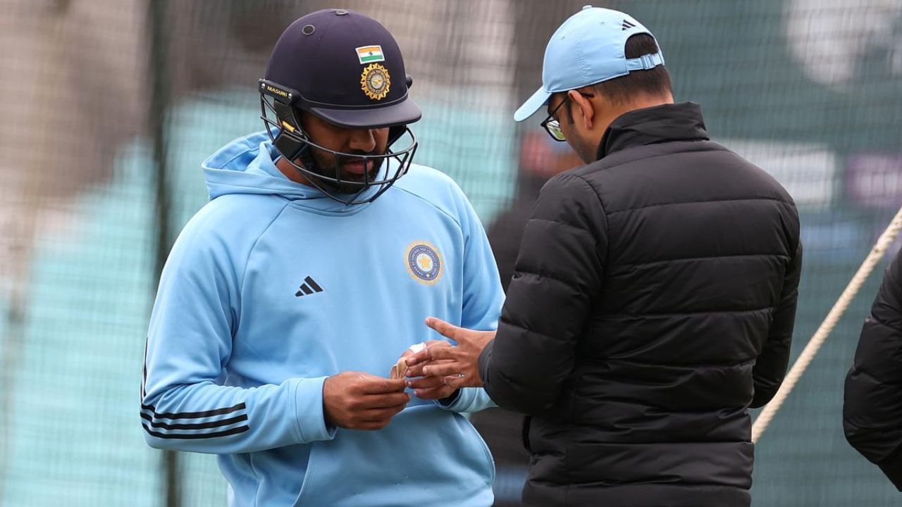 bad news for Team India ahead of WTC Final Captain Rohit Sharma injured during practice photo viral