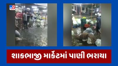 Gujarati Video : ભારે વરસાદથી ગોધરા શાકભાજી માર્કેટમાં પાણી ભરાયા, વેપારીઓને ભારે નુકસાન
