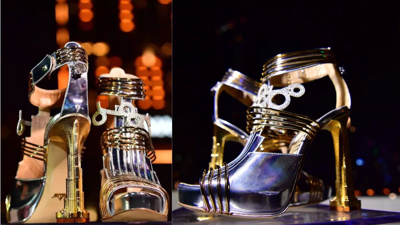 મૂન સ્ટાર શૂઝ (Moon Star Shoes)(1.63 અબજ રૂપિયાની કિંમત) હા, તમે સાચું સાંભળો છો. આ હીલવાળા જૂતાની કિંમત 19.9 મિલિયન ડોલર એટલે કે 1.63 અબજ રૂપિયા છે. મૂન સ્ટાર શૂઝ એ વિશ્વના અત્યાર સુધીના સૌથી મોંઘા જૂતા છે. આ જૂતા શુદ્ધ સોનાના બનેલા છે. તેમાં 30 કેરેટના હીરા જડેલા છે. તેમજ તે 1576 ની ઉલ્કાપિંડ માંથી બનેલ છે. એટલે કે આ જૂતામાં સ્પેસની સામગ્રી પણ છે.જુતામાં હીરાથી જડેલા છે. 24 કેરેટ સોનાથી બનેલા આ જૂતાની પ્રથમ જોડી વર્ષ 2017માં એન્ટોનિયો વિએટ્રી દ્વારા બનાવવામાં આવી હતી.