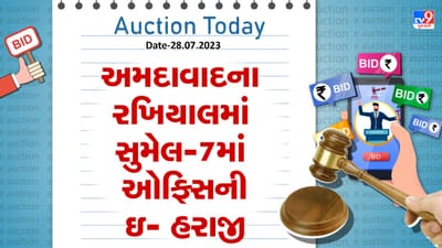 Auction Today : અમદાવાદના રખિયાલમાં સુમેલ-7 માં ઓફિસની ઇ- હરાજી, જુઓ Video