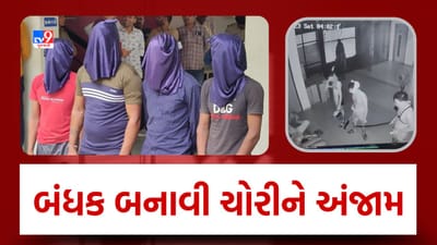 Ahmedabad Crime : ઘાતક હથિયારોના દમ પર સિક્યુરિટી ગાર્ડ કે ચોકીદારને બંધક બનાવી ચોરીને આપતા હતા અંજામ