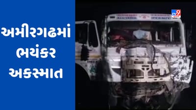 Accident: બનાસકાંઠાના અમીરગઢમાં ગમખ્વાર અકસ્માત, 4 લોકોના મોત, જુઓ Video
