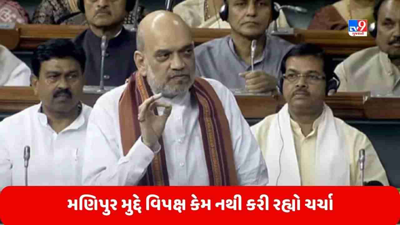 Lok Sabha: મણિપુર મુદ્દે લોકસભામાં અમિત શાહનું નિવેદન, કહ્યું- અમે તૈયાર છીએ, વિપક્ષ કેમ નથી કરી રહ્યો ચર્ચા