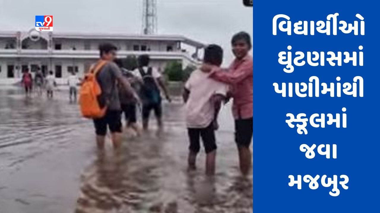 Gujarati Video : છોટાઉદેપુરમાં માંકણી ગામના વિદ્યાર્થીઓ ઘુંટણસમાં પાણીમાંથી સ્કૂલમાં જવા મજબુર Gujarati Video : છોટાઉદેપુરમાં માંકણી ગામના વિદ્યાર્થીઓ ઘુંટણસમાં પાણીમાંથી સ્કૂલમાં જવા મજબુર