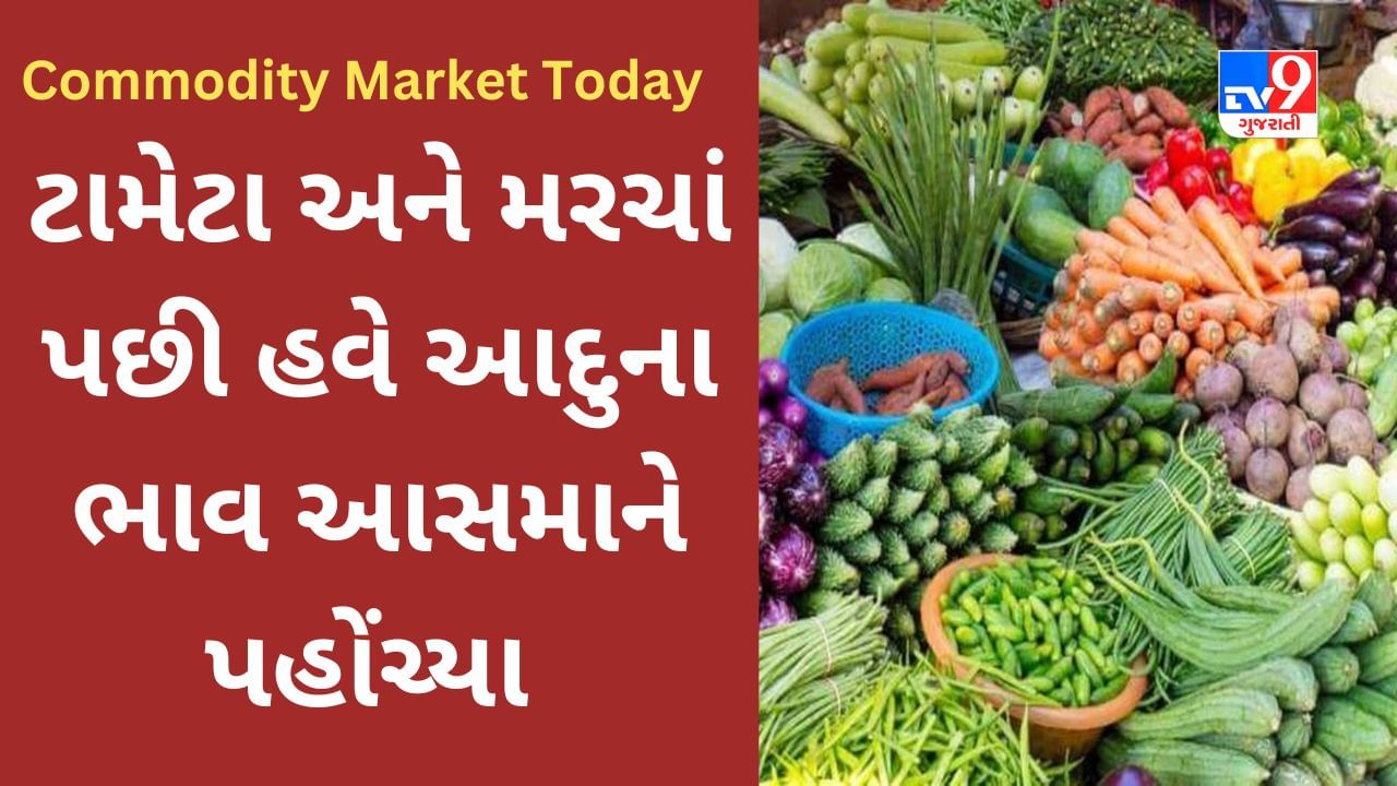 Commodity Market Today : ટામેટા અને મરચાં પછી હવે આદુ મોંઘુ થયું, 1 કિલોના 400 રૂપિયા સુધી ભાવ ચૂકવવા લોકો મજબુર