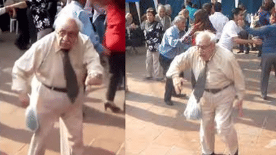 દાદાએ કર્યો બોસની જેમ ડાન્સ, સાબિત કર્યું કે ઉંમર માત્ર એક નંબર છે, જુઓ Viral Video