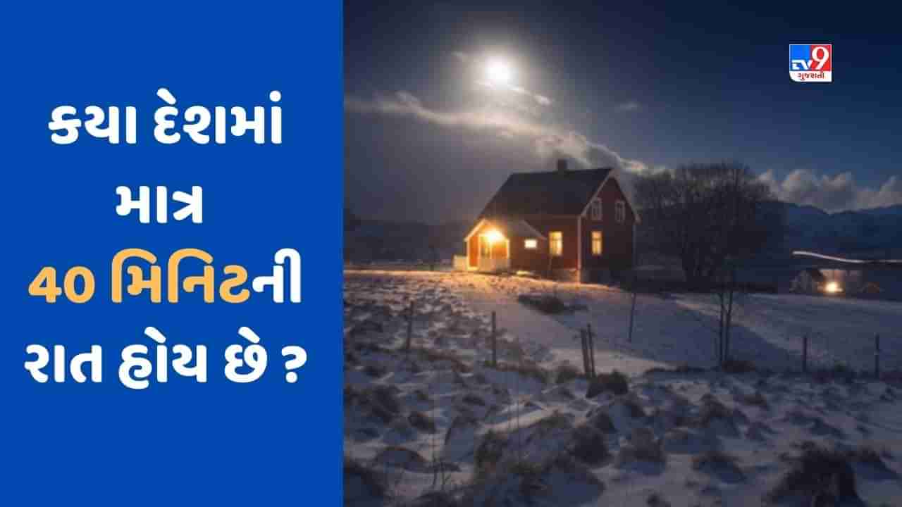 GK Quiz : વિશ્વનો એક એવો દેશ જ્યાં માત્ર 40 મિનિટની રાત હોય છે, જાણો કારણ