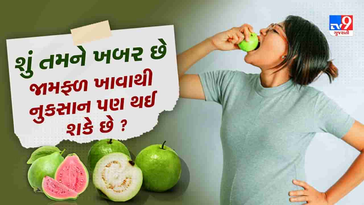 Guava Benefits And Side Effects : ફાયદાની જગ્યાએ નુકસાન પણ પહોચાડી શકે છે જામફળ, આવા લોકોએ જામફળ ખાવાથી બચવું જોઈએ