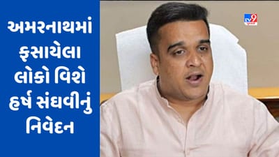 Surat: અમરનાથમાં ફસાયેલા ગુજરાતીઓ મુદ્દે ગૃહ રાજ્યમંત્રીએ કહ્યું- યાત્રીઓનો ઝડપથી પરિવાર સાથે સંપર્ક કરાવાશે, જુઓ Video