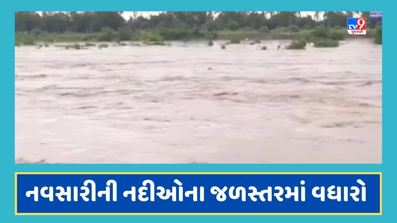 અંબિકા, પૂર્ણા અને કાવેરી નદીની જળસપાટીમાં વધારો, પૂર્ણા નદીની જળસપાટી 16 ફૂટ થતા નવસારી પાલિકાનું તંત્ર એલર્ટ, જૂઓ Video