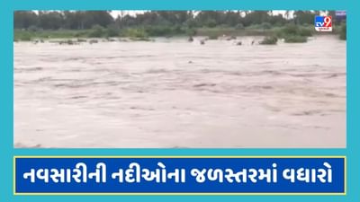 અંબિકા, પૂર્ણા અને કાવેરી નદીની જળસપાટીમાં વધારો, પૂર્ણા નદીની જળસપાટી 16 ફૂટ થતા નવસારી પાલિકાનું તંત્ર એલર્ટ, જૂઓ Video અંબિકા, પૂર્ણા અને કાવેરી નદીની જળસપાટીમાં વધારો, પૂર્ણા નદીની જળસપાટી 16 ફૂટ થતા નવસારી પાલિકાનું તંત્ર એલર્ટ, જૂઓ Video