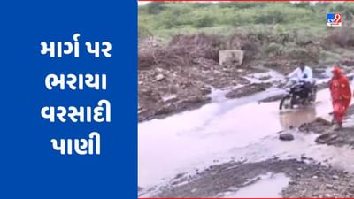 Monsoon 2023 : જામનગરમાં 6 ગામને જોડતા માર્ગ પર ભરાયા વરસાદી પાણી, વાહનચાલકોને હાલાકી, જુઓ Video