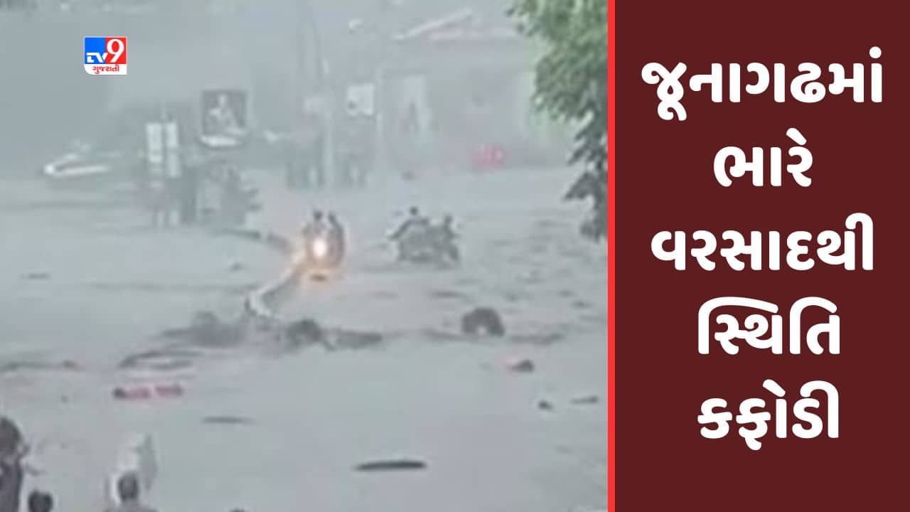 જૂનાગઢમાં ભારે વરસાદથી સ્થિતિ કફોડી બની : ડેપ્યુટી મેયર ગિરીશ કોટેચા , જુઓ Video