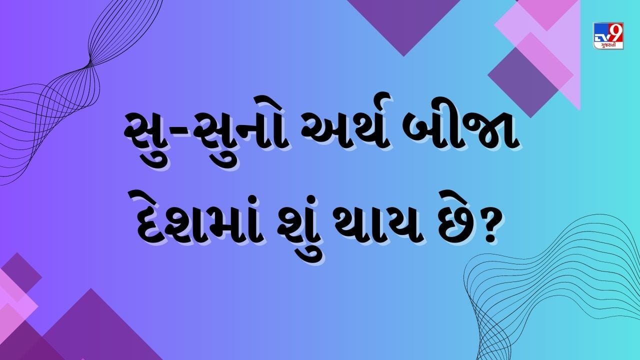 Knowledge : ભારતમાં સુ-સુનો અર્થ તમને ખબર છે... અન્ય દેશોમાં તેનો અર્થ કંઈક અલગ છે ! જાણો નોલેજ