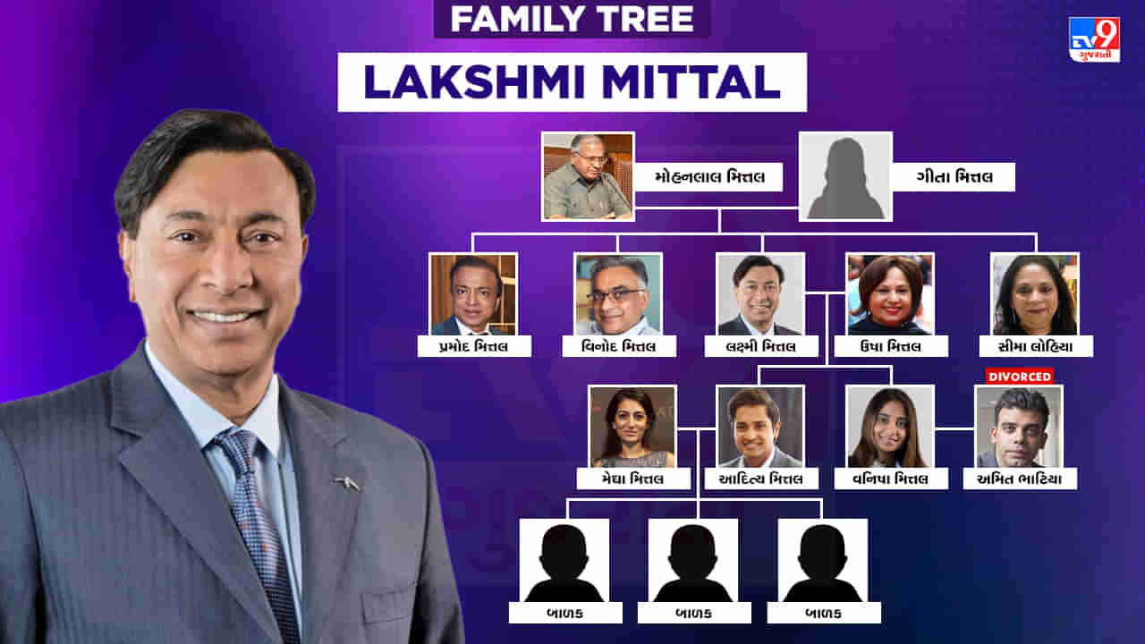 Lakshmi Mittal Family Tree :  સ્ટીલ કિંગની દિકરીના મોંધા લગ્ન જોઈ લોકોની આંખો પહોળી થઈ હતી, જાણો લક્ષ્મી મિત્તલના પરિવાર વિશે