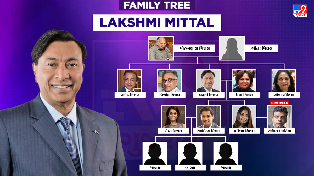 Lakshmi Mittal Family Tree :  મિલમાં કામ કરવાથી લઈ આ રીતે બન્યા 'સ્ટીલ કિંગ' , લક્ષ્મી મિત્તલના પરિવાર વિશે જાણો