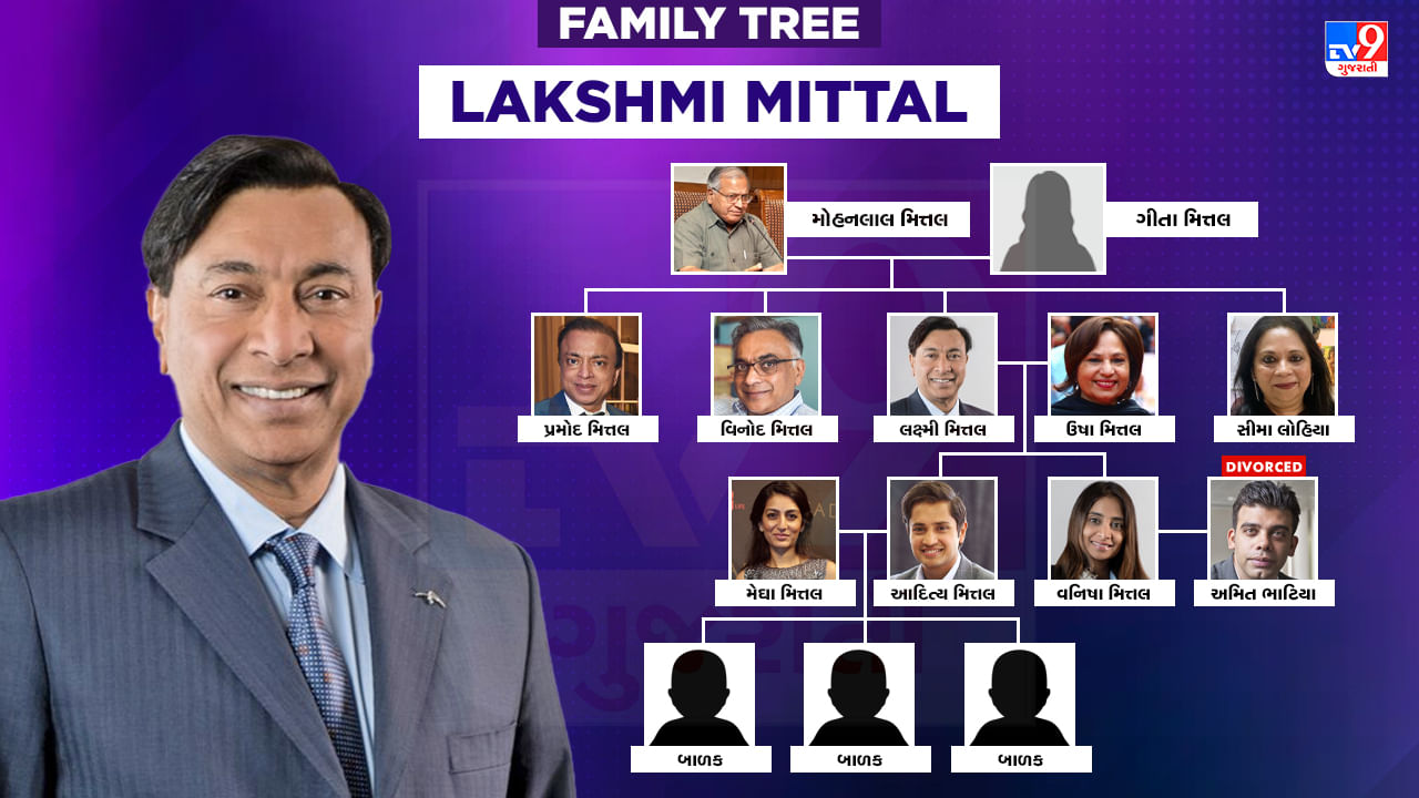 Lakshmi Mittal Family Tree :  'સ્ટીલ કિંગ'ની દિકરીના મોંધા લગ્ન જોઈ લોકોની આંખો પહોળી થઈ હતી, જાણો લક્ષ્મી મિત્તલના પરિવાર વિશે