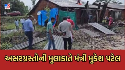 Tapi: વન પર્યાવરણમંત્રી મુકેશ પટેલે લીધી તાપીના અસરગ્રસ્ત વિસ્તારોની મુલાકાત, વહેલી તકે સહાય ઉપલબ્ધ કરાવવા અધિકારીઓને આપી સૂચના Tapi: વન પર્યાવરણમંત્રી મુકેશ પટેલે લીધી તાપીના અસરગ્રસ્ત વિસ્તારોની મુલાકાત, વહેલી તકે સહાય ઉપલબ્ધ કરાવવા અધિકારીઓને આપી સૂચના