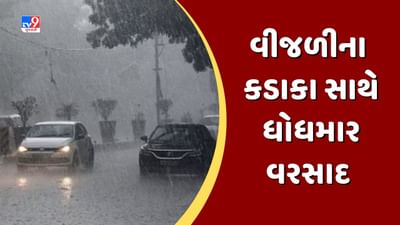 Monsoon 2023: ધોરાજીમાં બપોર બાદ મેઘરાજાની તોફાની બેટીંગ, વરસાદથી જળબંબાકાર જેવી સ્થિતિ, જુઓ Video Monsoon 2023: ધોરાજીમાં બપોર બાદ મેઘરાજાની તોફાની બેટીંગ, વરસાદથી જળબંબાકાર જેવી સ્થિતિ, જુઓ Video