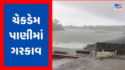 Navsari Rain : નવસારીમાં ધોધમાર વરસાદના પગલે કાવેરી નદી પરનો ચેકડેમ પાણીમાં ગરકાવ, જુઓ Video