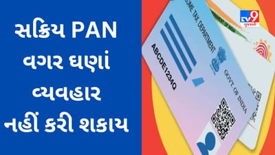PAN-Aadhaar linking : જો PAN કાર્ડ નિષ્ક્રિય થઈ ગયું હશે તો તમે આ 12 વ્યવહાર નહીં કરી શકો