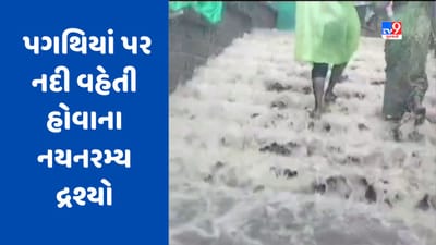 Panchmahal : ભારે વરસાદના કારણે પાવાગઢમાં પગથિયાં પર નદી વહેતી હોવાના દ્રશ્યો સામે આવ્યા, જુઓ દિલ ખુશ કરી દે તેવો Video