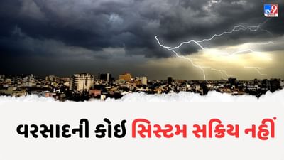 Monsoon 2023 Video : ગુજરાતમાં હાલ કોઈ વરસાદી સિસ્ટમ એક્ટિવ નહીં, પાંચ દિવસ માત્ર છુટો છવાયો વરસાદ પડવાની આગાહી