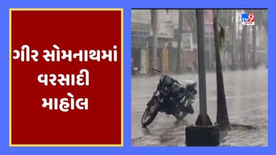 Gir somnath Rain Video : ગીર સોમનાથ જિલ્લામાં મેઘરાજાની ધમાકેદાર એન્ટ્રી, વેરાવળમાં બે કલાકમાં એક ઈંચ વરસાદ ખાબક્યો Gir somnath Rain Video : ગીર સોમનાથ જિલ્લામાં મેઘરાજાની ધમાકેદાર એન્ટ્રી, વેરાવળમાં બે કલાકમાં એક ઈંચ વરસાદ ખાબક્યો